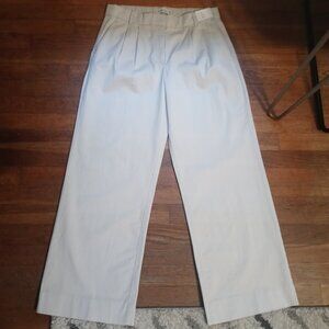 NWT ABERCROMBIE & FITCH low wide leg trouser pants (6R/28)